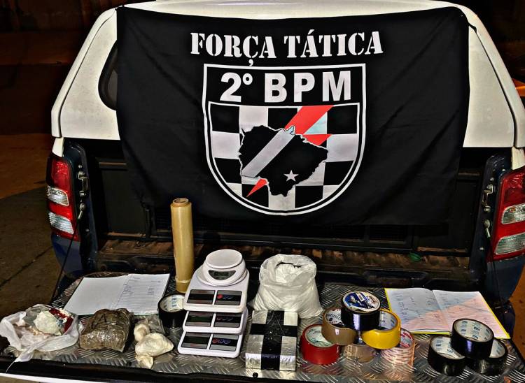 Polícia Militar apreende Drogas e prende autor de Tráfico de Drogas em Três Lagoas