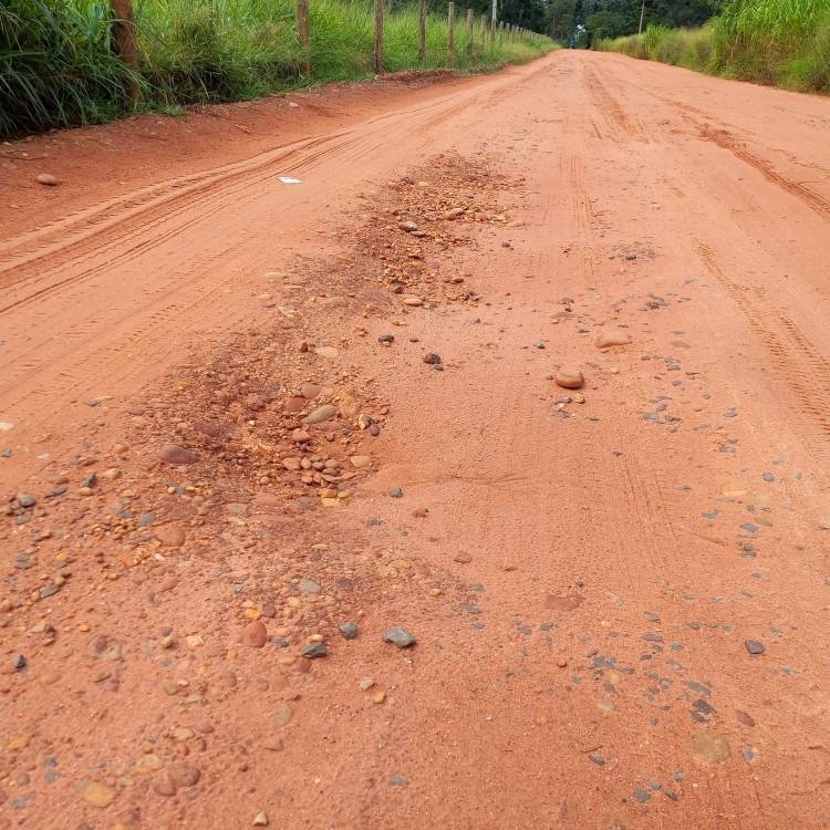 Estrada vicinal TL-19 está em péssima condição e secretário diz ao vereador David Martinelli que não é prioridade 