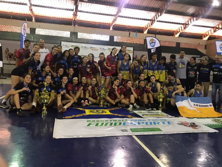 Equipe feminina da SEJUVEL é vice-campeã estadual de Basquetebol