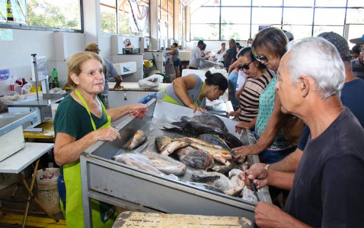 Quinze toneladas de pescados foram comercializadas na 8ª Edição da Feira do Peixe