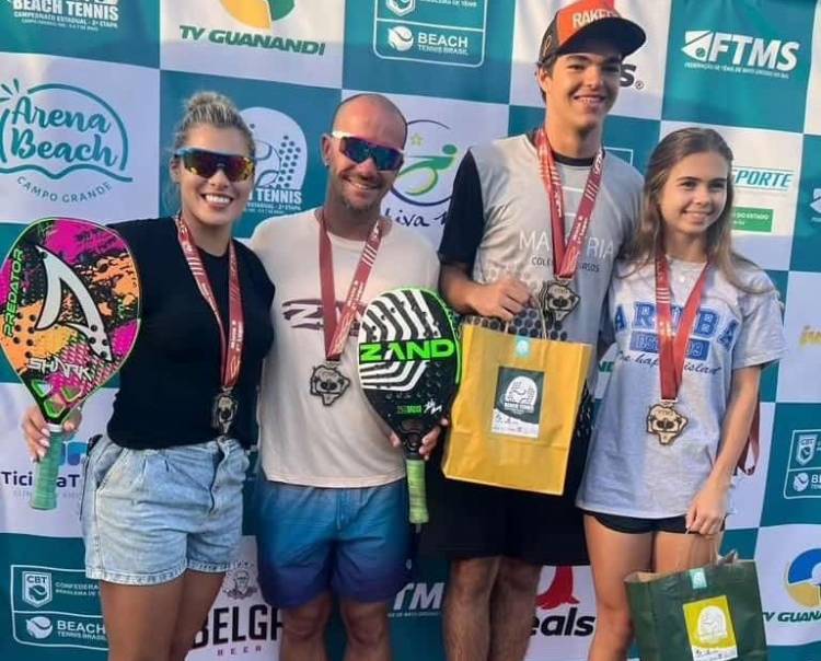 Com apoio da Sejuvel e do Prefeito Ângelo Guerreiro Três Lagoas se destaca no Beach Tennis