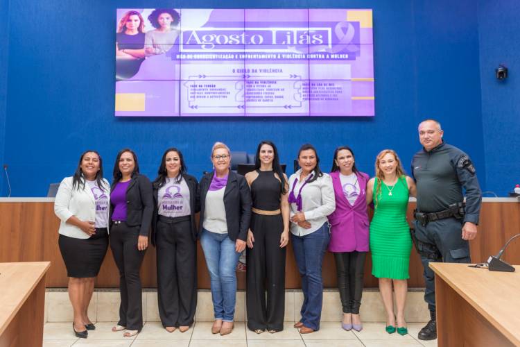 AGOSTO LILÁS: Palestra destaca meios de combate ao feminicídio