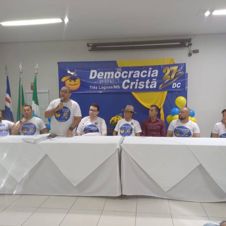 Dr. Ruy Costa Neto Pré Candidato a prefeito de Três Lagoas reúne mais de 600 pessoas em evento do DEMOCRACIA CRISTÃ - DC 27