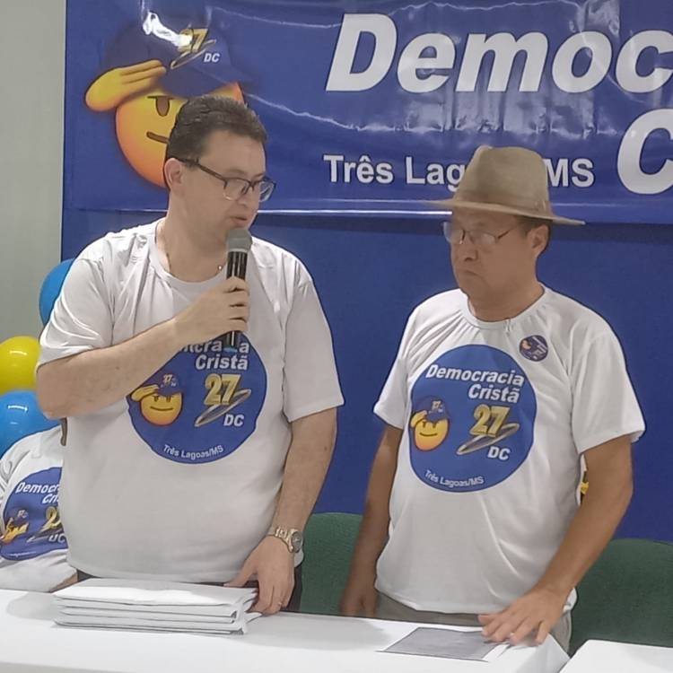 Dr. Ruy Costa Neto Pré Candidato a prefeito de Três Lagoas reúne mais de 600 pessoas em evento do DEMOCRACIA CRISTÃ - DC 27