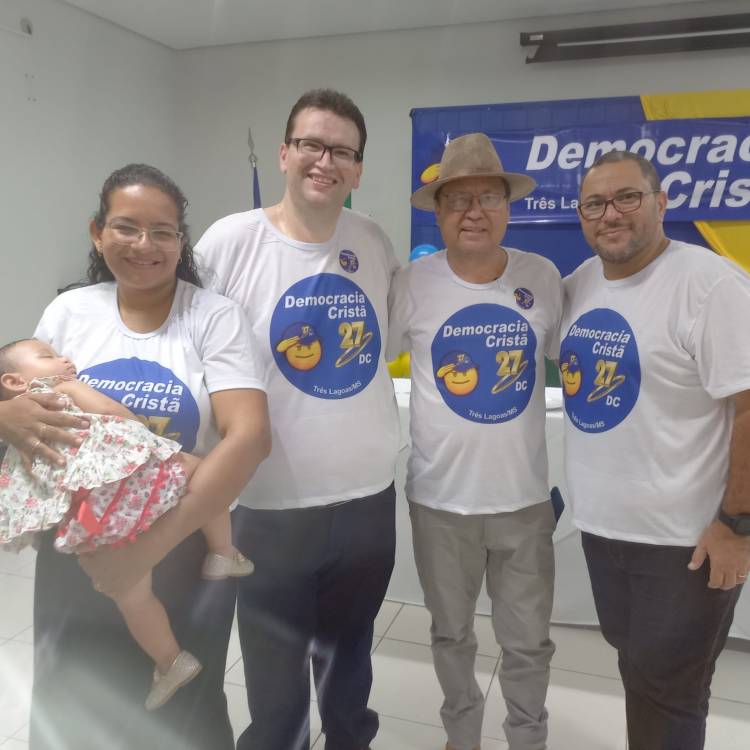 Dr. Ruy Costa Neto Pré Candidato a prefeito de Três Lagoas reúne mais de 600 pessoas em evento do DEMOCRACIA CRISTÃ - DC 27