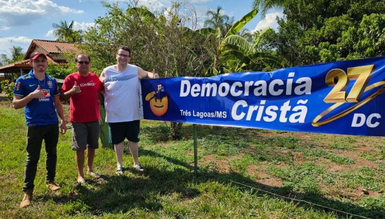 DC – 27 DEMOCRACIA CRISTÃ realiza festa de confraternização entre pres - candidatos, simpatizantes  e filiados em Três Lagoas