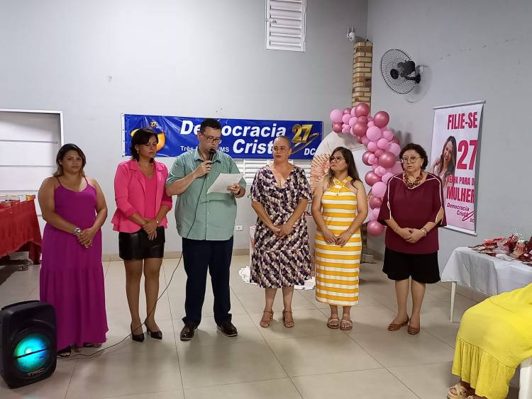 Mulheres do Democracia Cristã comemoram o Dia Internacional da Mulher