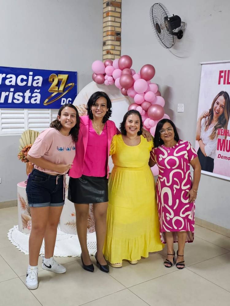 Mulheres do Democracia Cristã comemoram o Dia Internacional da Mulher