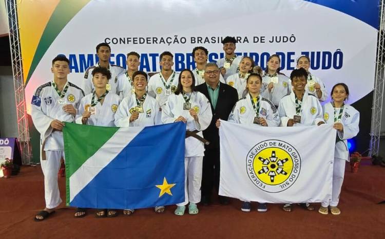 Judocas de Mato Grosso do Sul conquistam o título no Campeonato Brasileiro Regional em Anápolis/GO