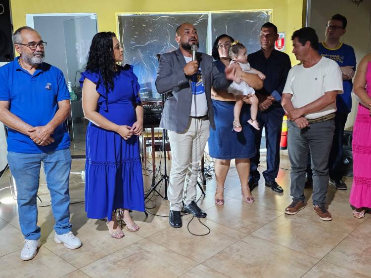 Aproximadamente 150 pessoas prestigiaram o lançamento da pré campanha a vereador de Ortiago Saron