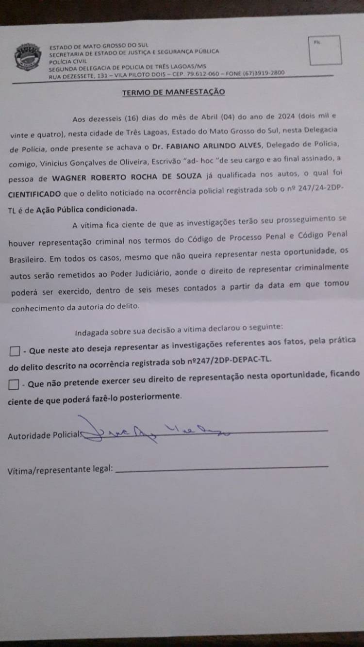  Professor sofre tentativa de agressão física com barra de ferro  no Colégio José Ferreira 