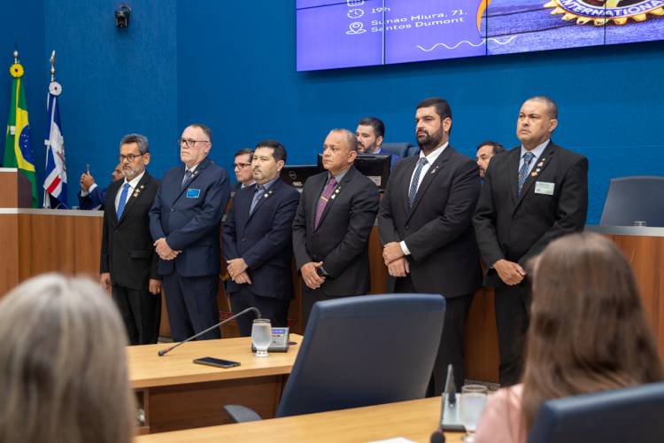 Câmara celebra os 120 anos do Rotary com homenagem em Três Lagoas