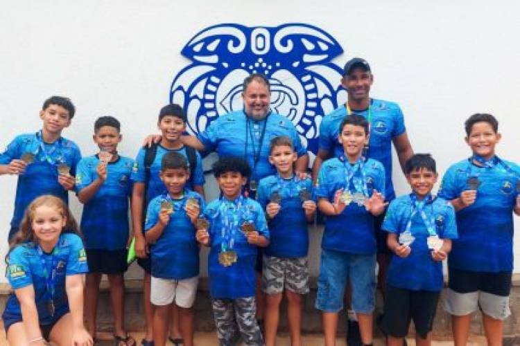 Nadadores de Três Lagoas conquistam 26 medalhas no Circuito Estadual FEDAMS “Vó Terezinha”