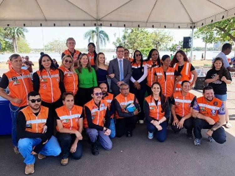 Defesa Civil foi o destaque do Desfile de 7 de setembro na Circular da Lagoa 