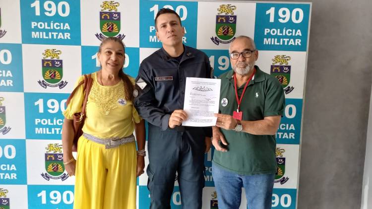 AMORMAR e UTAM reúnem-se com o Capitão PM José Flavio B de Moura