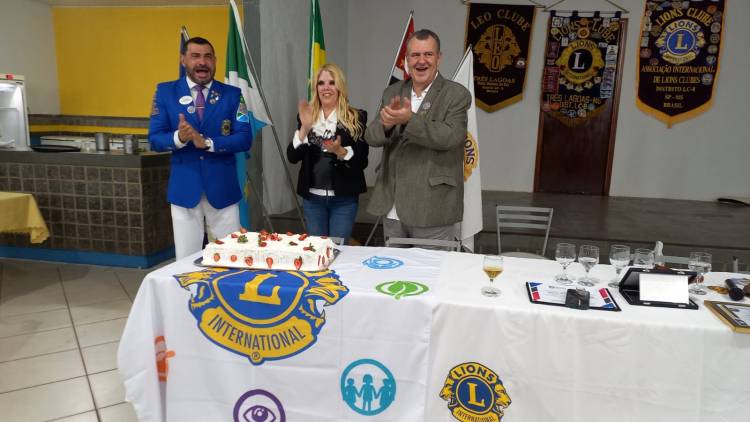 Lions Clube de Três Lagoas celebra 70 anos, recebe mimo dos afilhados, Monção da Câmara de Vereadores e reconhecimento do Governador do Distrito LC 8