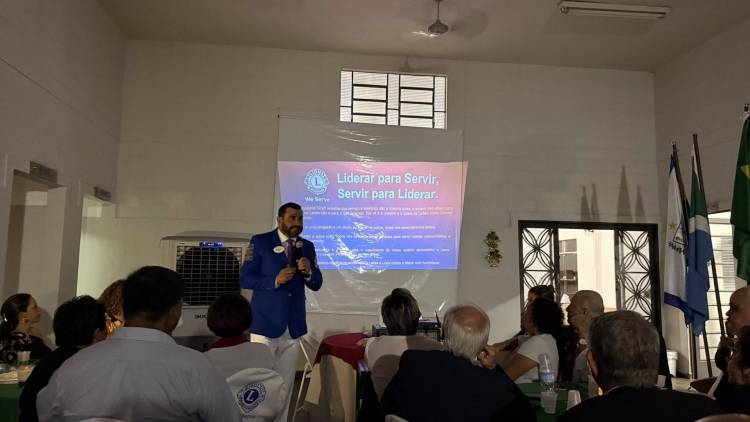 Lions Clube de Três Lagoas marca presença na festiva de visita oficial do Governador do Distrito LC  08 no Andradina Sul