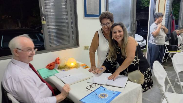 Lions Clube de Três Lagoas marca presença na festiva de visita oficial do Governador do Distrito LC  08 no Andradina Sul