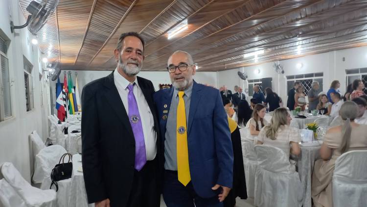 Lions Clube de Três Lagoas prestigia posse de 12  Companheiros  e nova diretoria no Lions Clube de Mirandópolis 