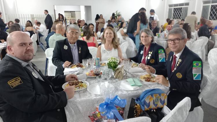 Lions Clube de Três Lagoas prestigia posse de 12  Companheiros  e nova diretoria no Lions Clube de Mirandópolis 